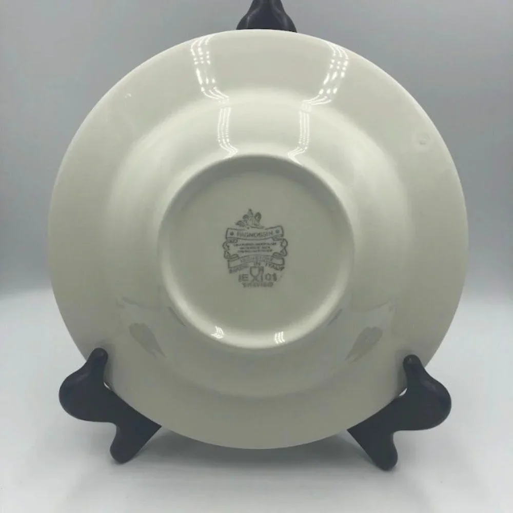Vintage Pagnossin Made in Italy Set 4 Soup Salad Cereal Bowls Ironstone Trevis
